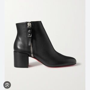 CHRISTIAN LOUBOUTIN Ziptotal 55 leather ankle boots